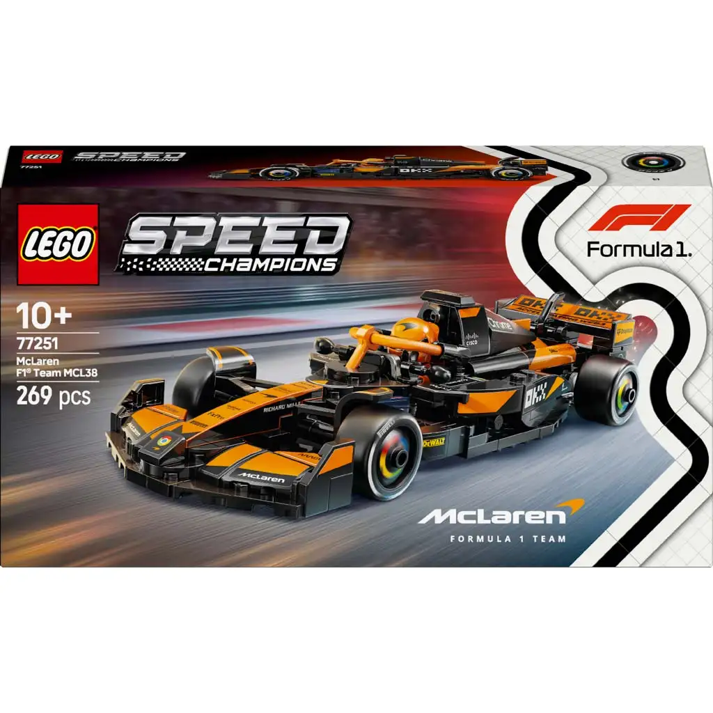 LEGO® Speed Champions: McLaren F1® Team MCL38 versenyautó (77251) kép 1