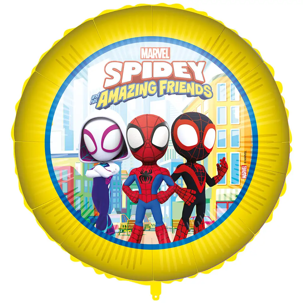 Spidey kör alakú fólia lufi 46cm kép 1