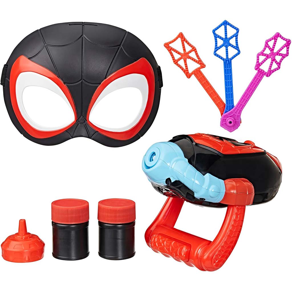 Spidey and His Amazing Friends Waterwebs Miles Morales buborékfújó - Hasbro kép 2