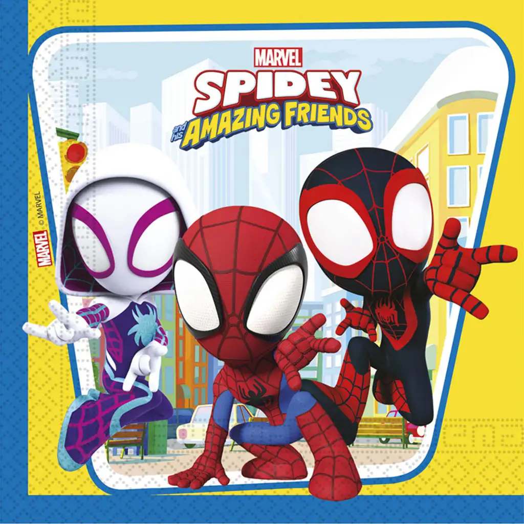 Spidey papírszalvéta szett – 2 rétegű, 33x33 cm, 20db kép 1