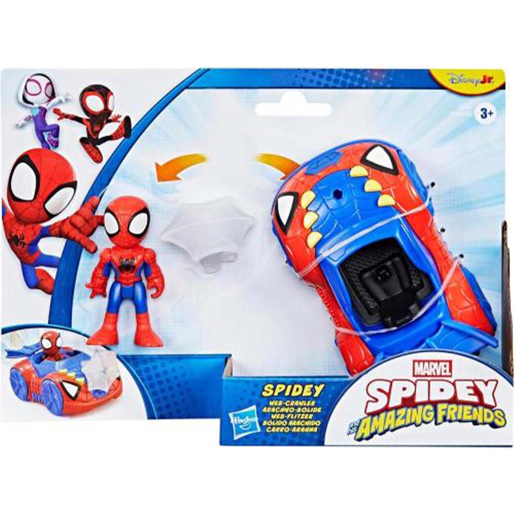 Póki és csodálatos barátai: Póki figura Web-Crawler járművel - Hasbro kép 1
