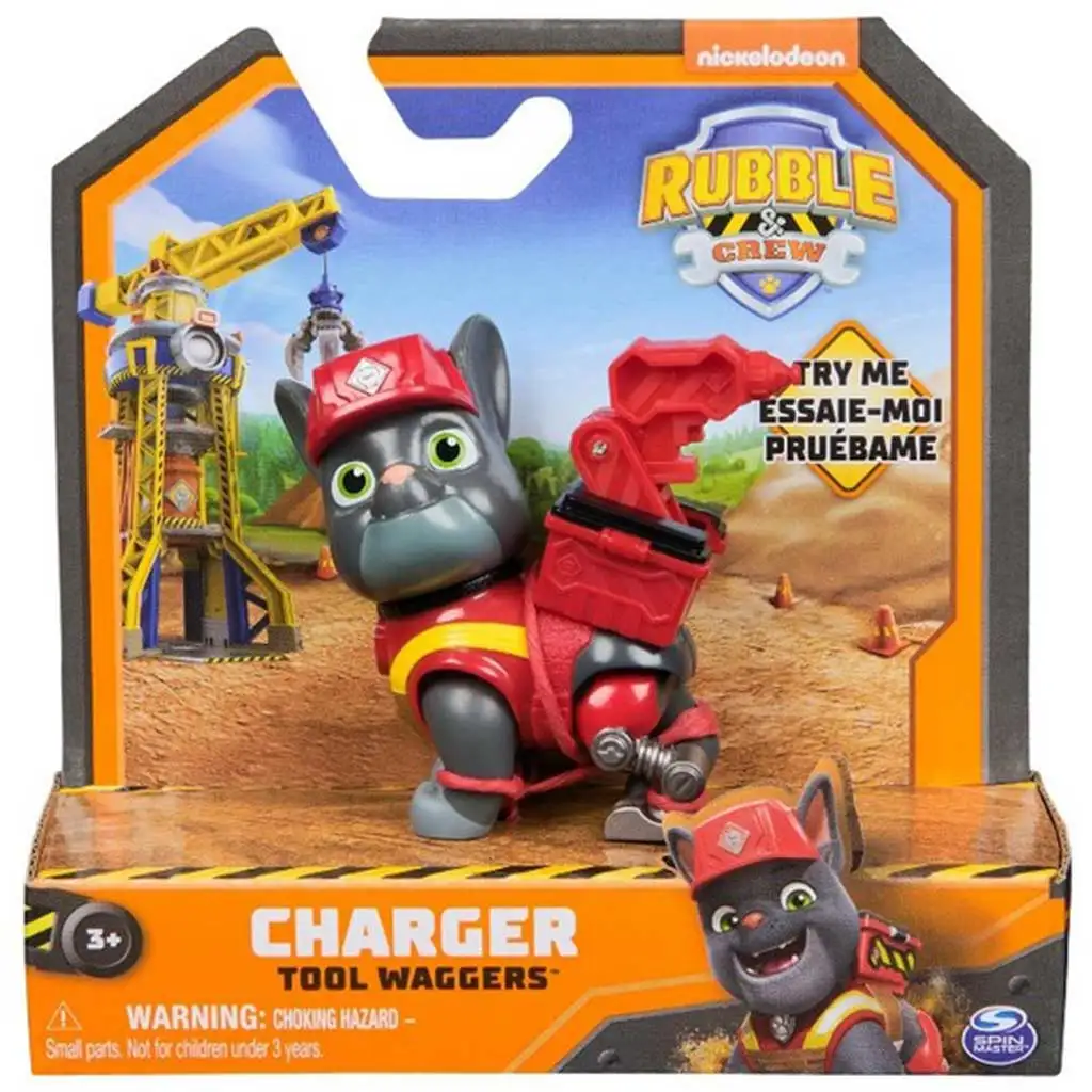 Mancs Őrjárat: Rubble és csapata - Charger figura - Spin Master kép 1