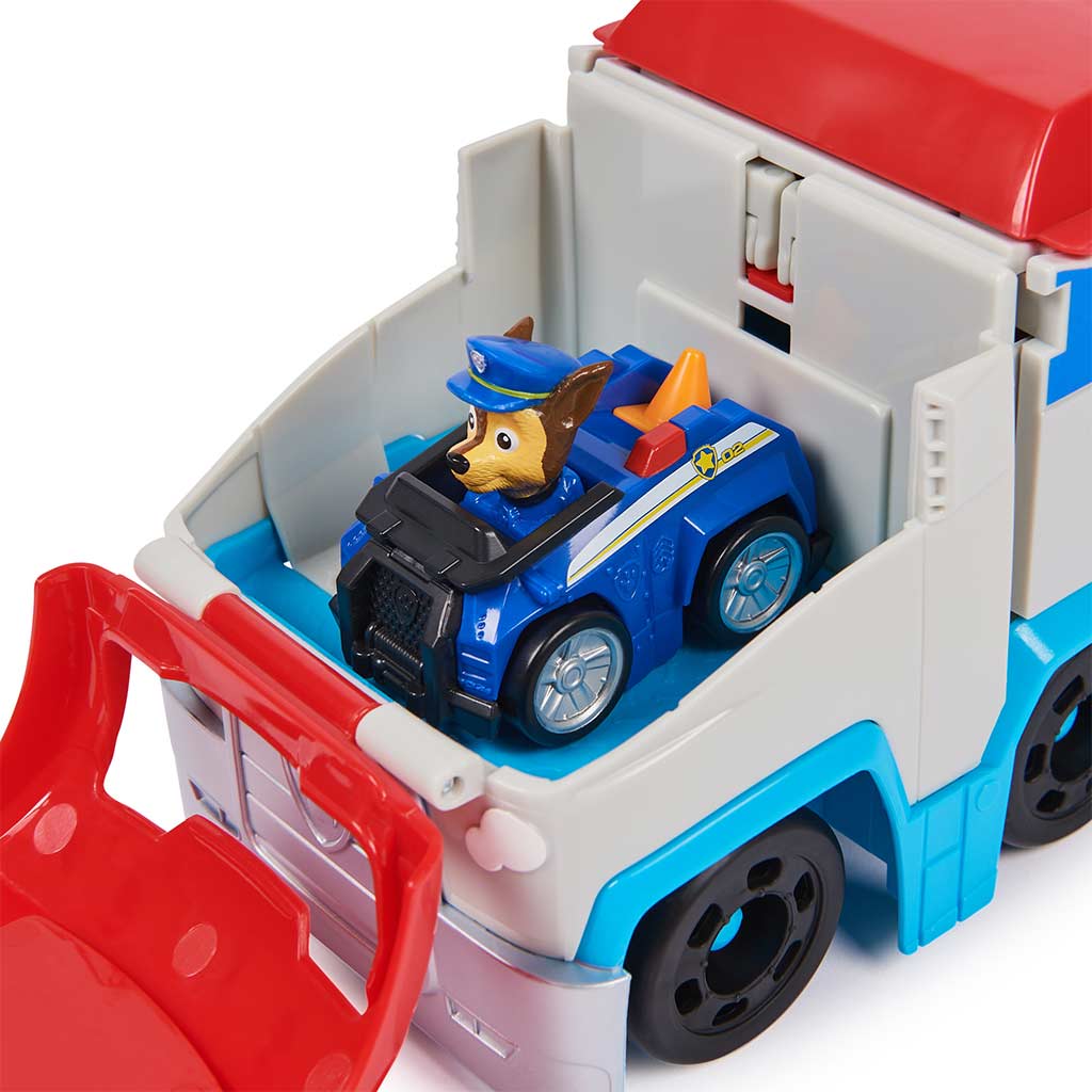 Mancs Őrjárat: PUP Squad szállítójárgány Chase figurával - Spin Master kép 3