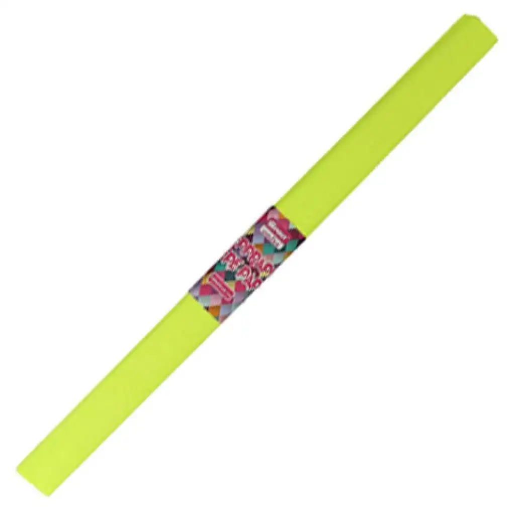 Spirit: Fluoreszkáló sárga színű krepp papír 200x50cm-es kép 1