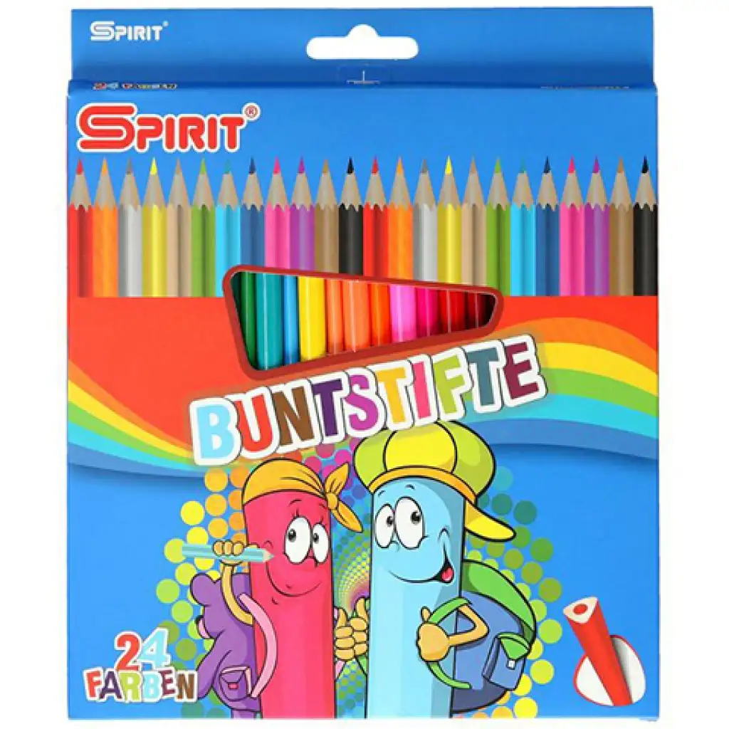 Spirit: Háromszögletű Classic színesceruza 24db-os szett kép 1