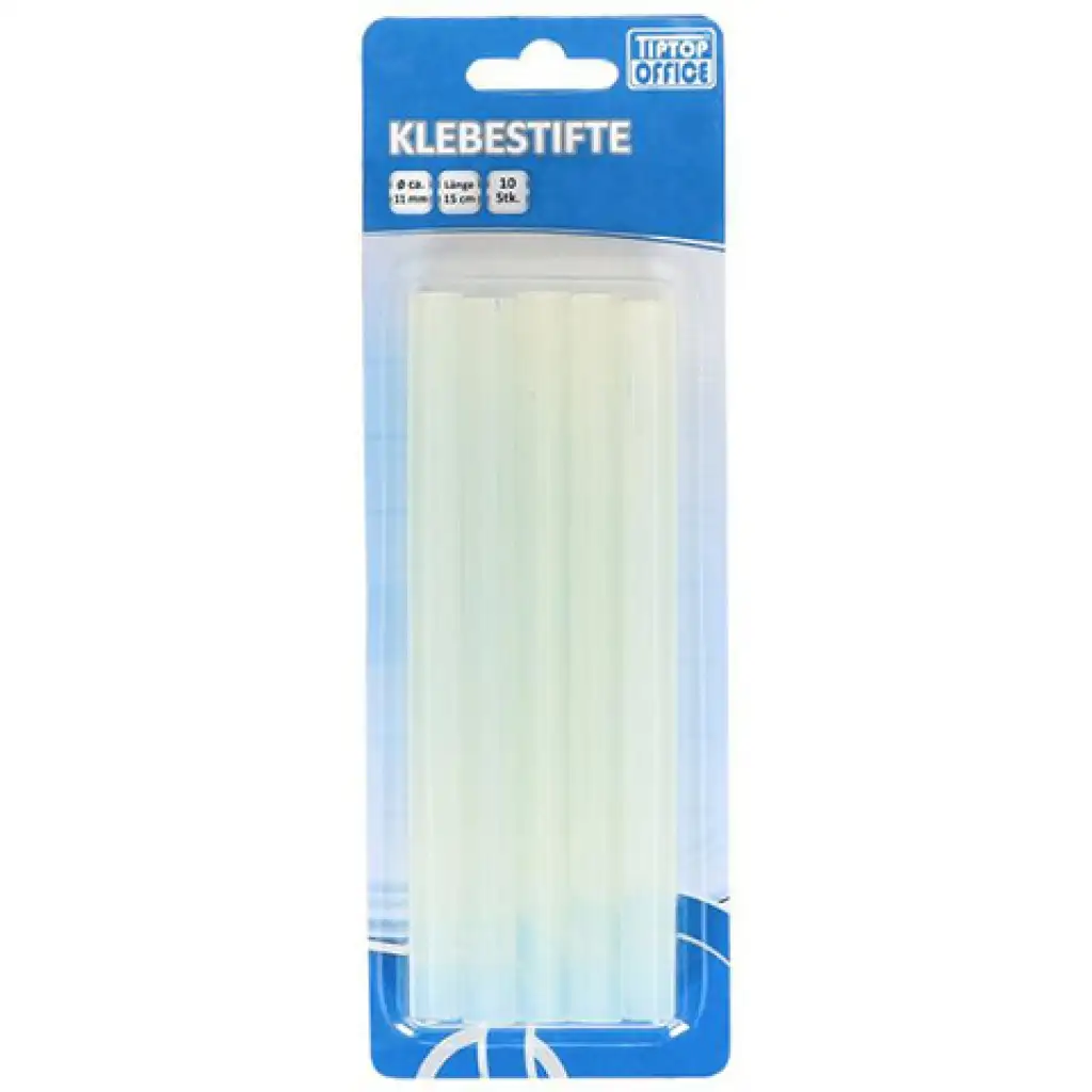 Spirit: Ragasztópisztoly utántöltő rúd áttetsző 15cm 10db-os csomag kép 1