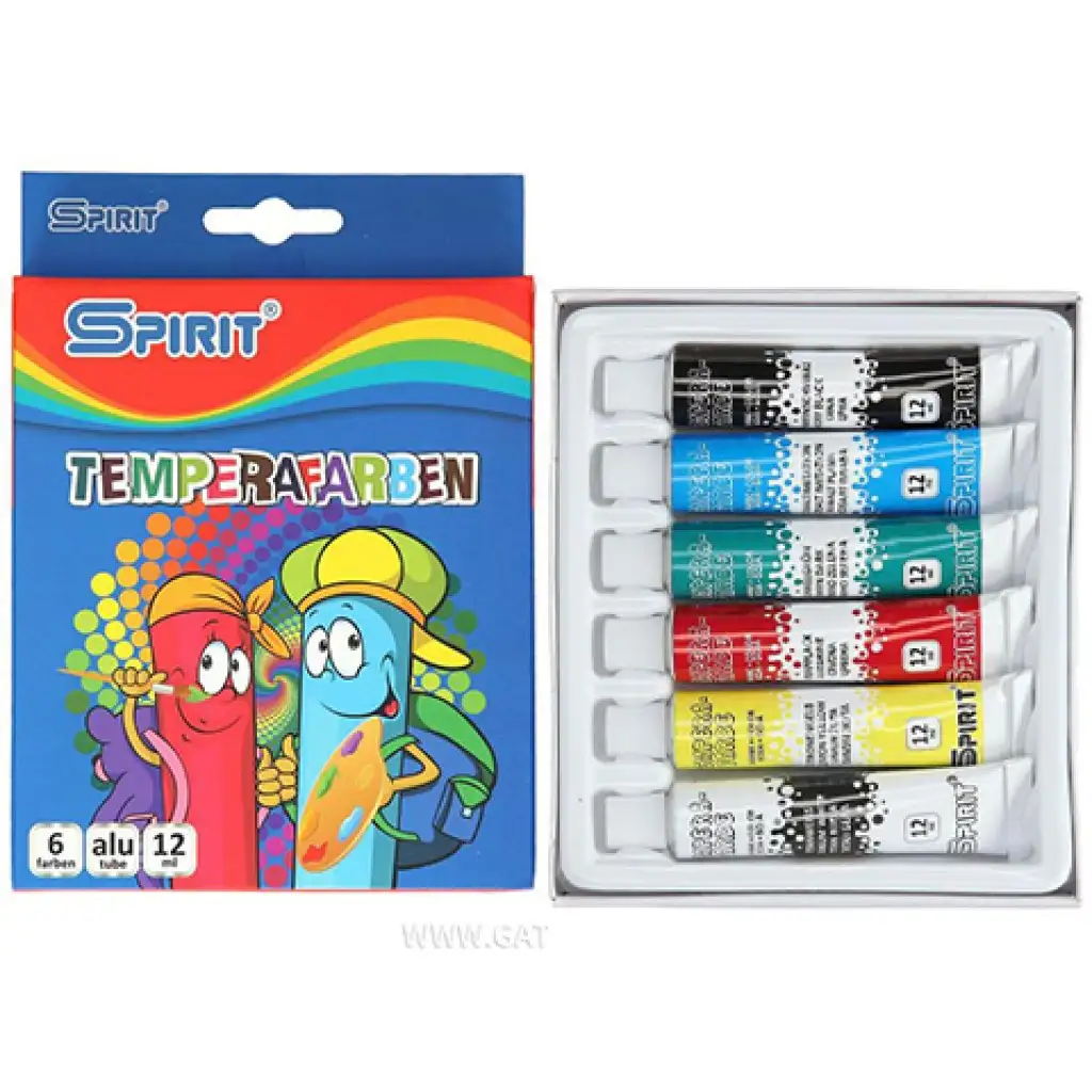Színes tempera készlet 6x12ml kép 1