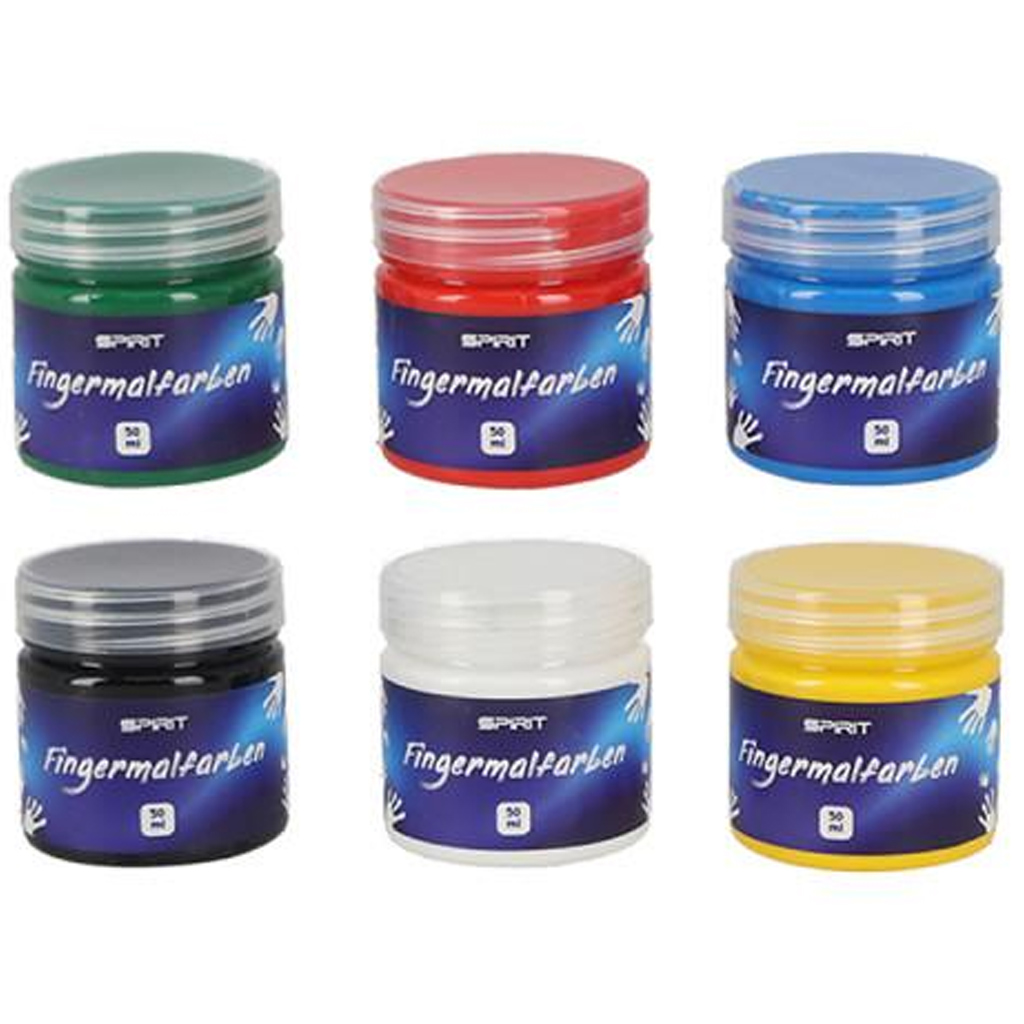 Spirit: Ujjfesték szett 6x50ml kép 2