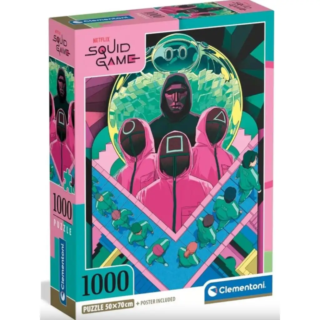 Squid Game 2 compact 1000db-os puzzle - Clementoni kép 1