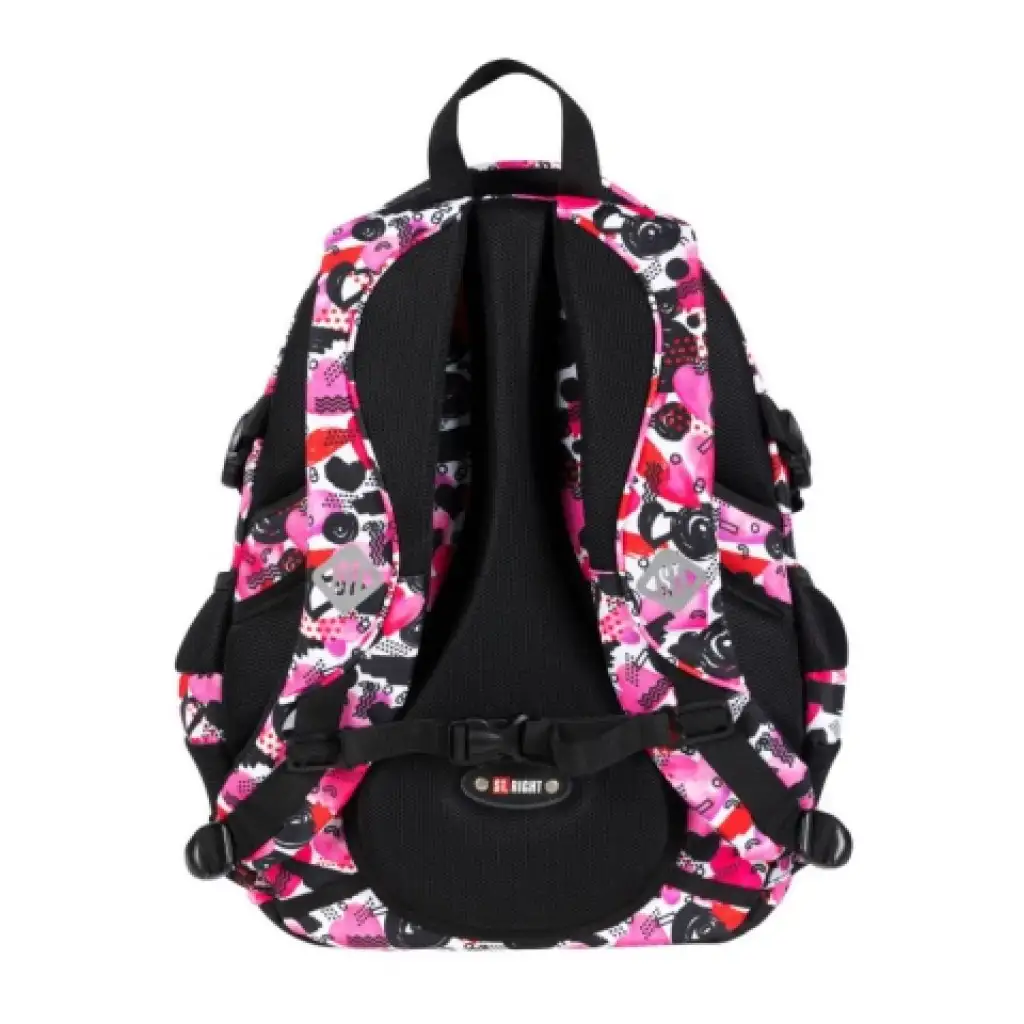 St.Right Hearts ergonomikus iskolatáska hátizsák 40x28x18cm kép 2