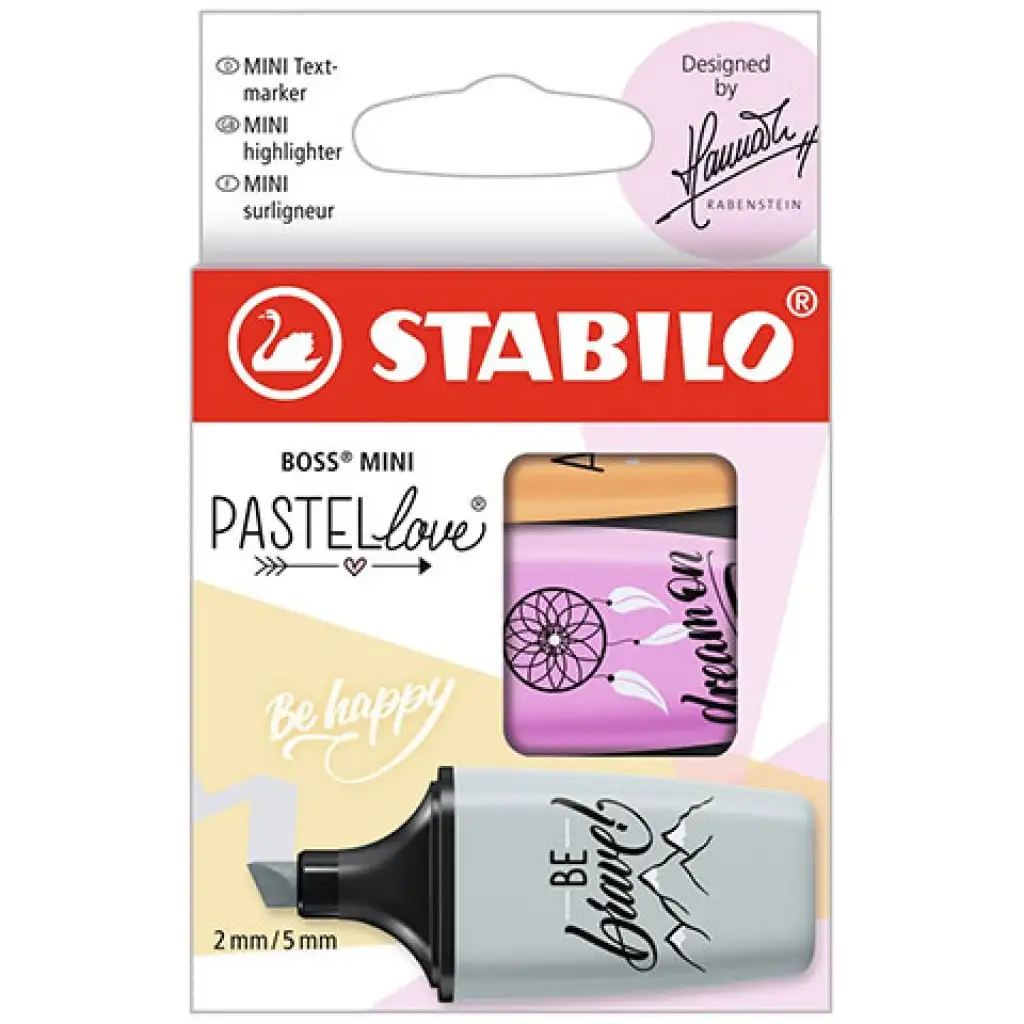 Stabilo: Boss Mini Pastellove szövegkiemelő szett 3db-os kép 1