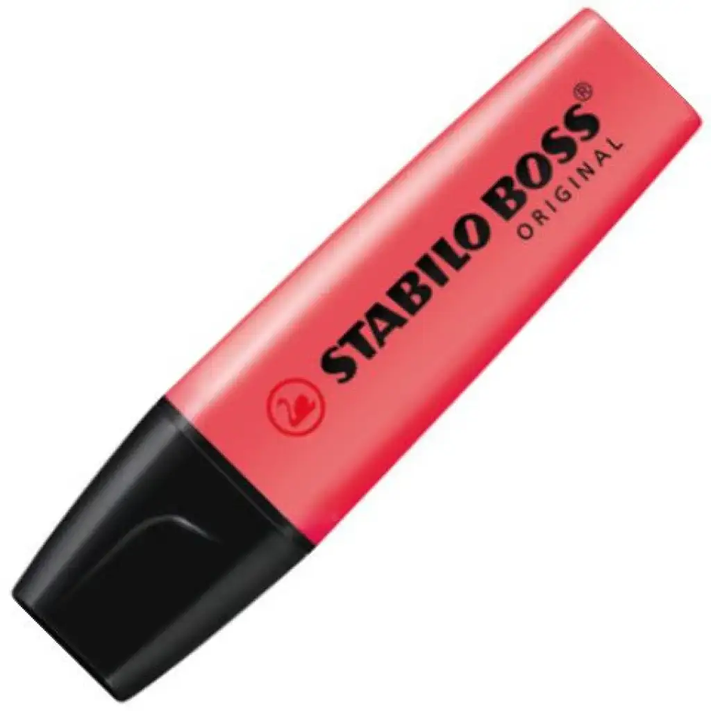 Stabilo: BOSS Original szövegkiemelő piros színben 2-5mm-es kép 1
