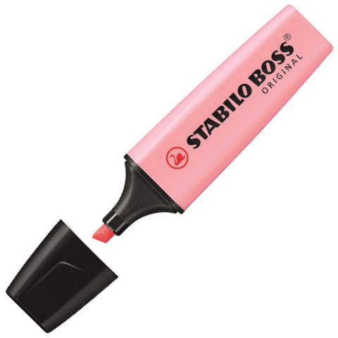 Stabilo: BOSS Original Pasztell szövegkiemelő rózsaszín színben 2-5mm-es kép 2