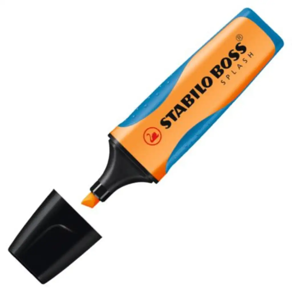 Stabilo: BOSS SPLASH szövegkiemelő 2-5mm-es narancssárga színben kép 2