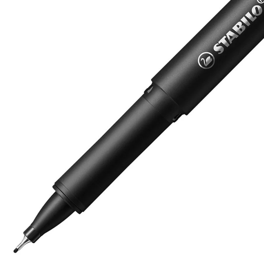 Stabilo: Dricer F fekete tűfilc 0,4mm kép 2