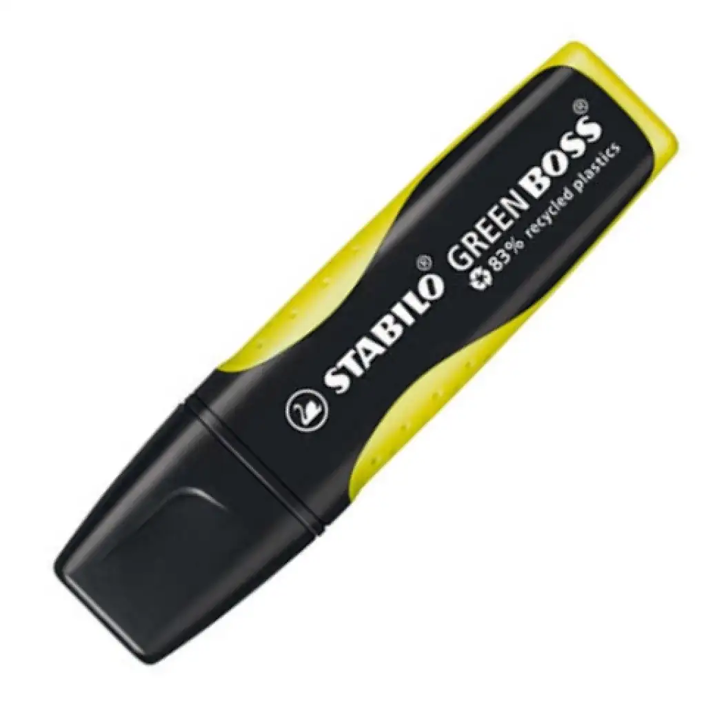 Stabilo: GREEN BOSS sárga szövegkiemelő 1-5mm-es kép 1