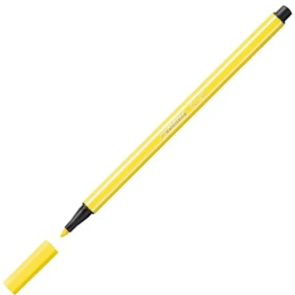 Stabilo: Pen 68 rostirón citromsárga színben 1mm-es kép 2
