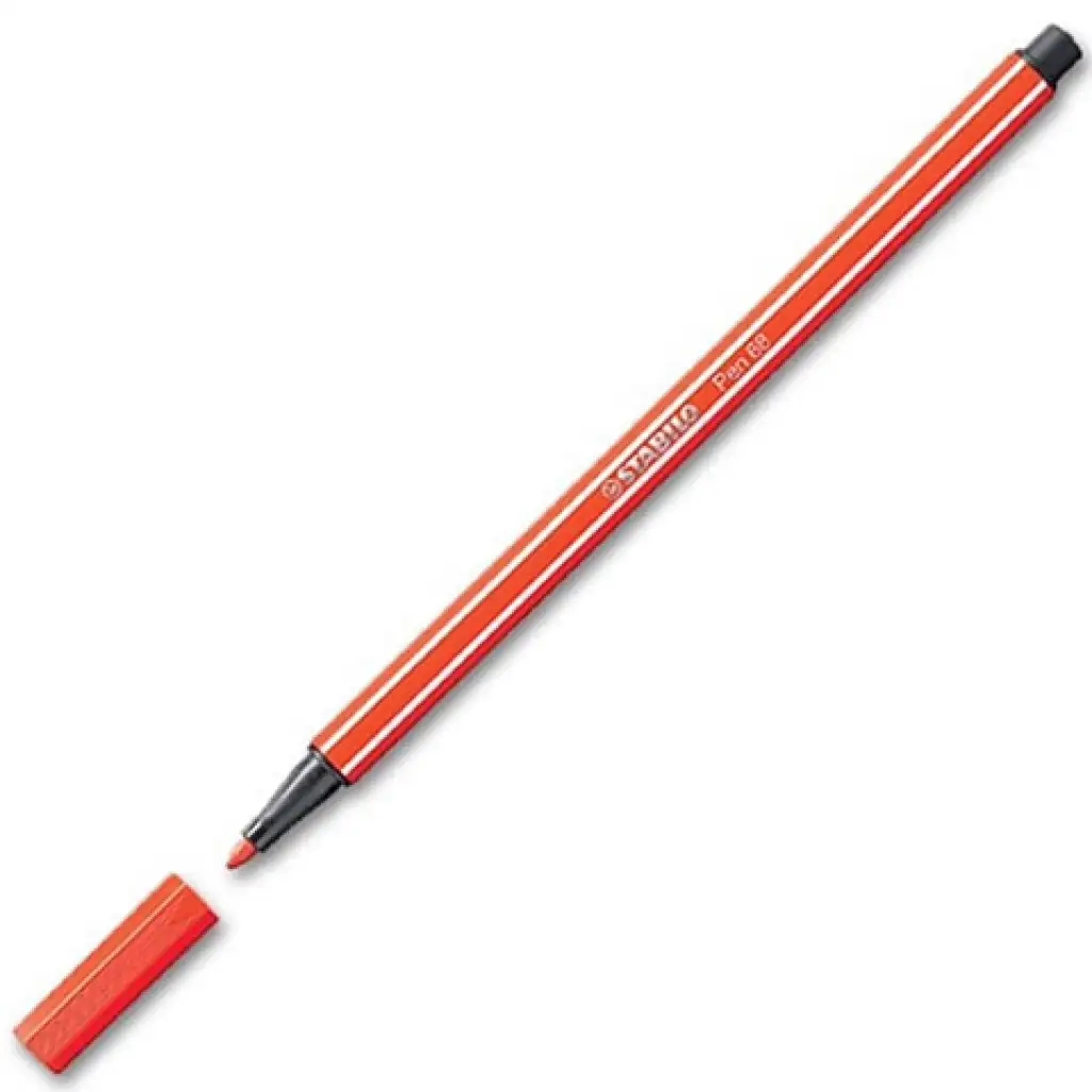 Stabilo: Pen 68 világospiros filctoll kép 1