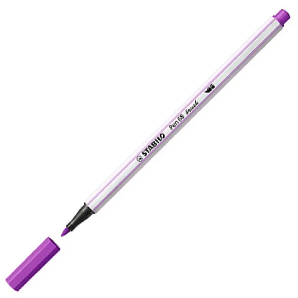 Stabilo: Pen 68 brush ecsetfilc lila színben kép 1