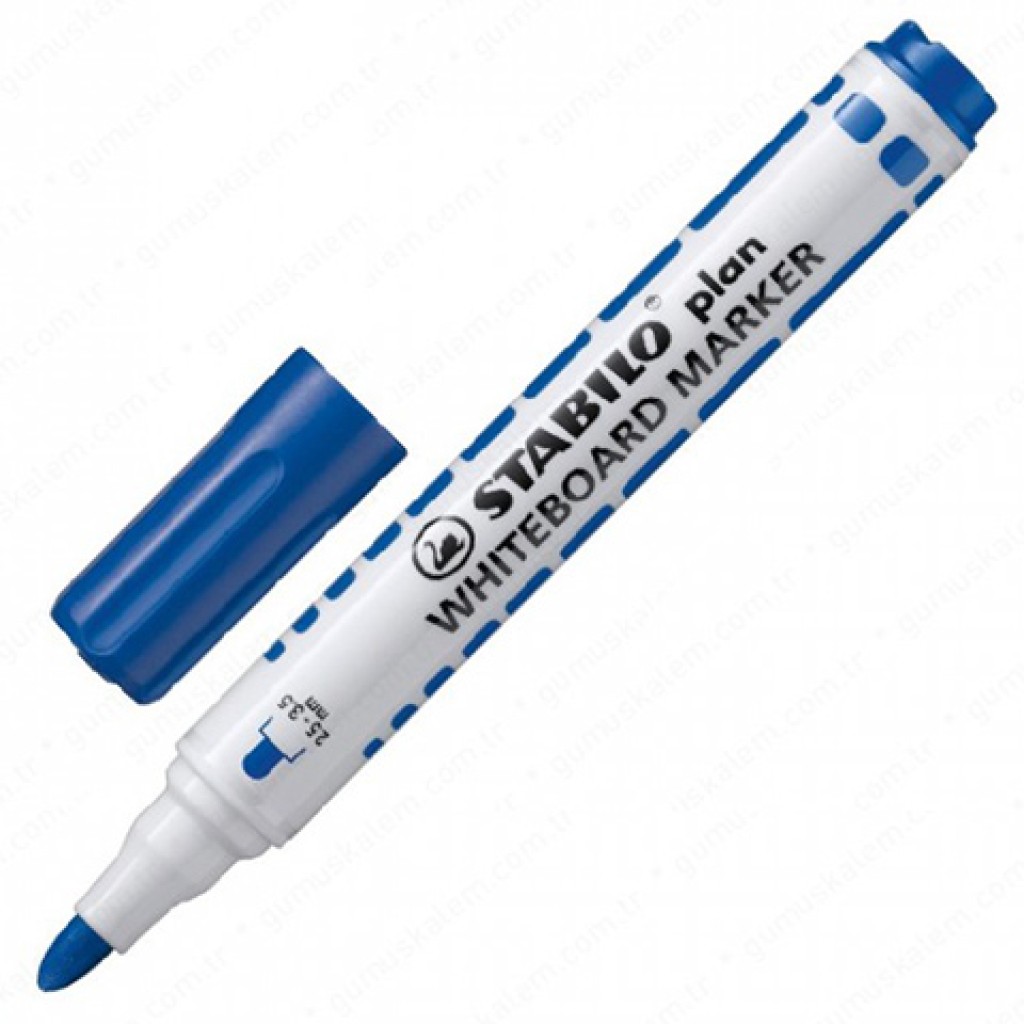 Stabilo: Plan WhiteBoard marker táblafilc kék színben kép 2