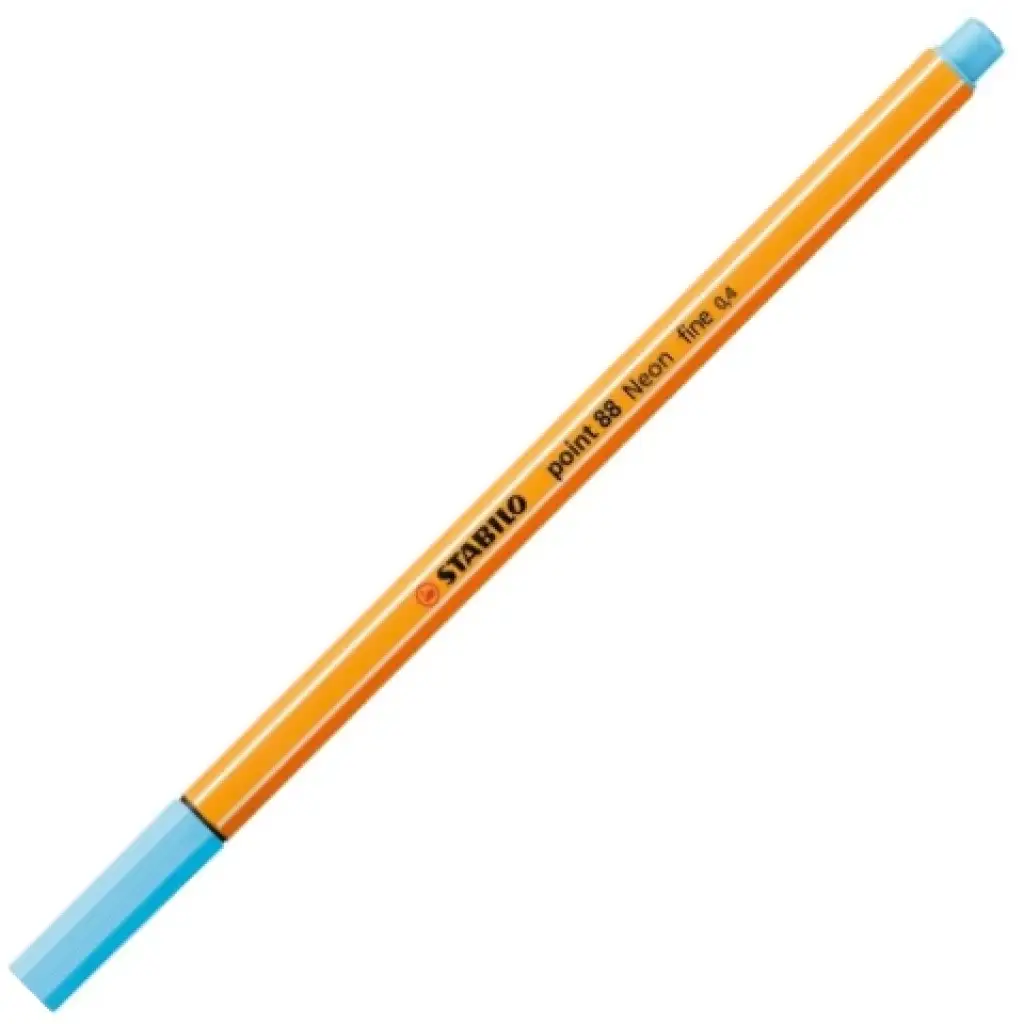 Stabilo: Point 88 tűfilc 0,4mm-es neon kék színben kép 1