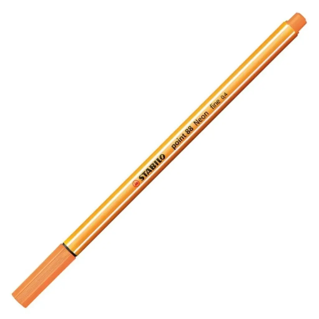 Stabilo: Point 88 tűfilc 0,4mm-es neon narancssárga színben kép 1