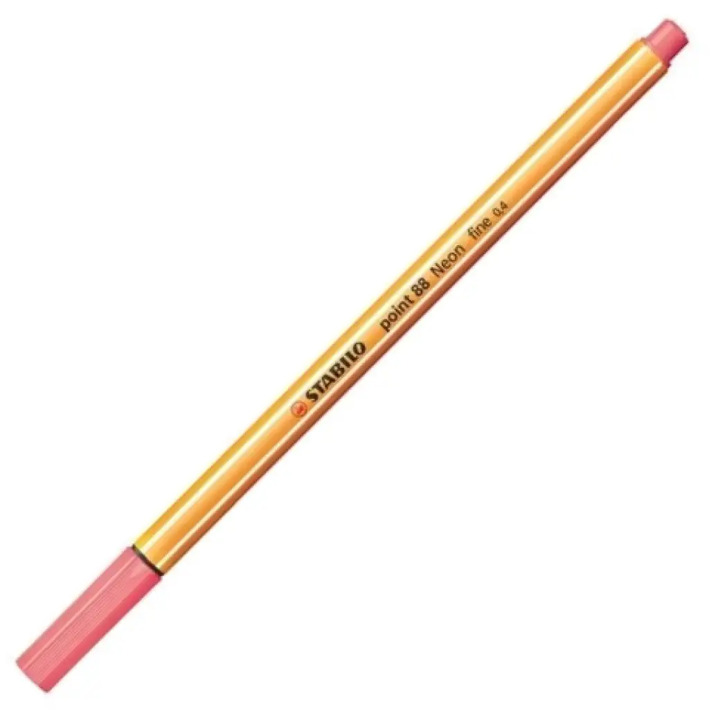 Stabilo: Point 88 tűfilc 0,4mm-es neon piros színben kép 1