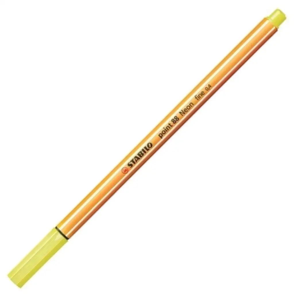 Stabilo: Point 88 tűfilc 0,4mm-es neon sárga színben kép 1