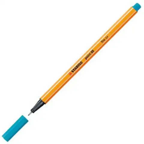 Stabilo: Point 88 tűfilc 0,4mm-es világoskék színben kép 2