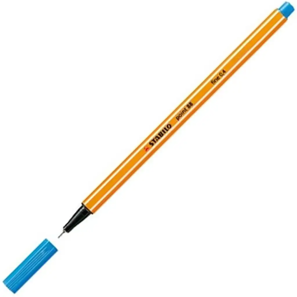 Stabilo: Point 88 tűfilc tengerkék színben 0,4mm kép 2