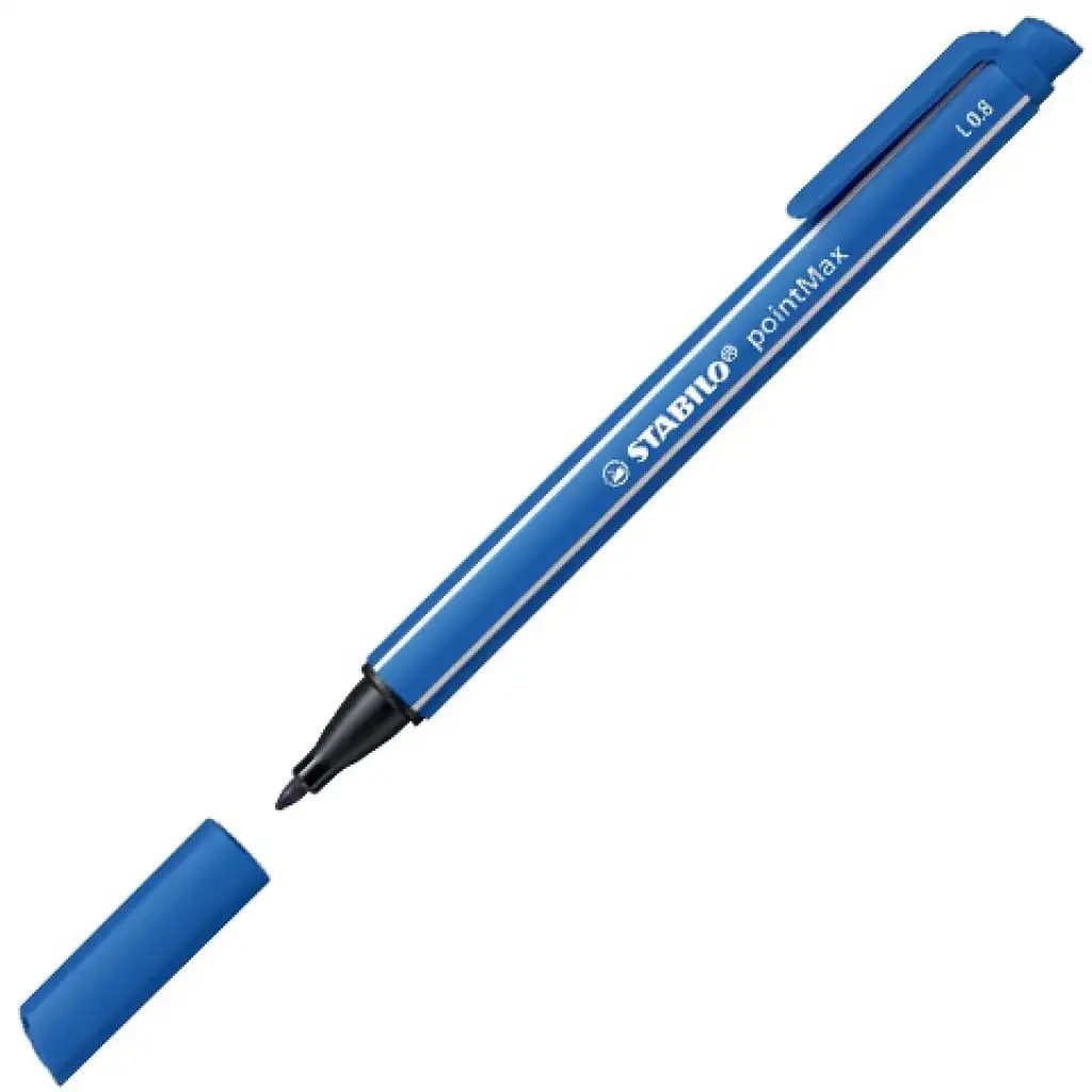 Stabilo: pointMax rostirón tengerkék színben 0,8mm kép 2