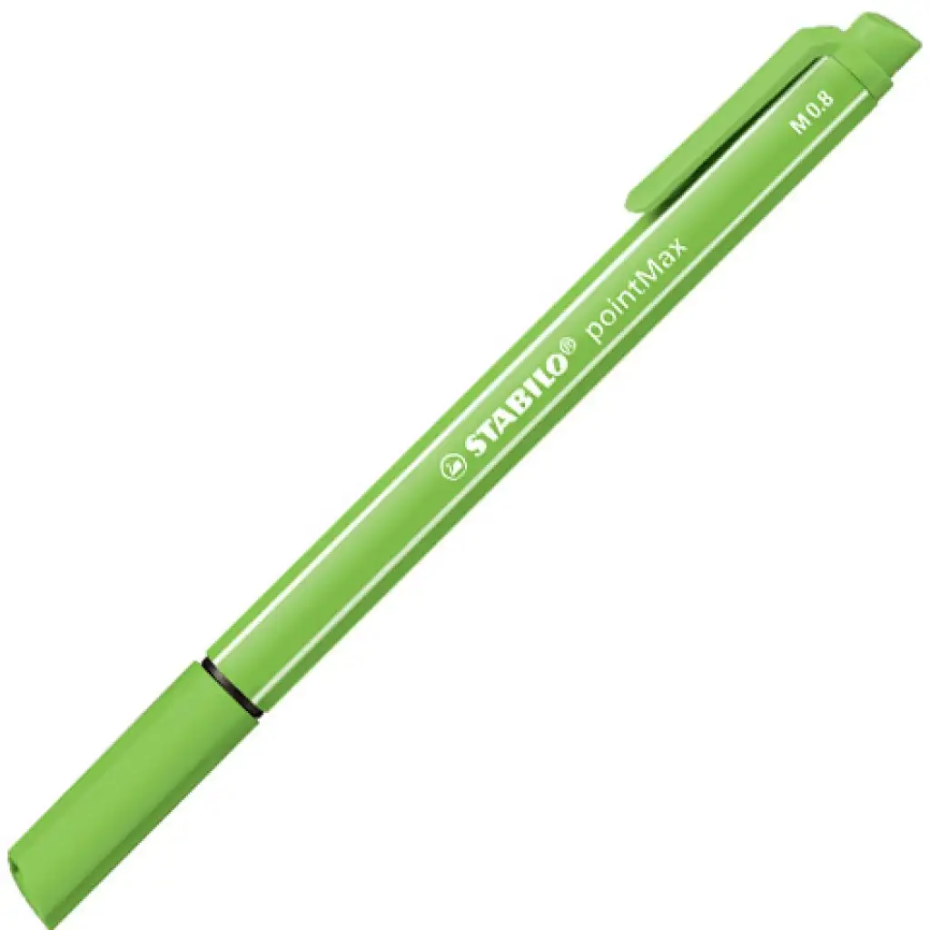 Stabilo: pointMax rostirón világoszöld színben M 0,8mm kép 1