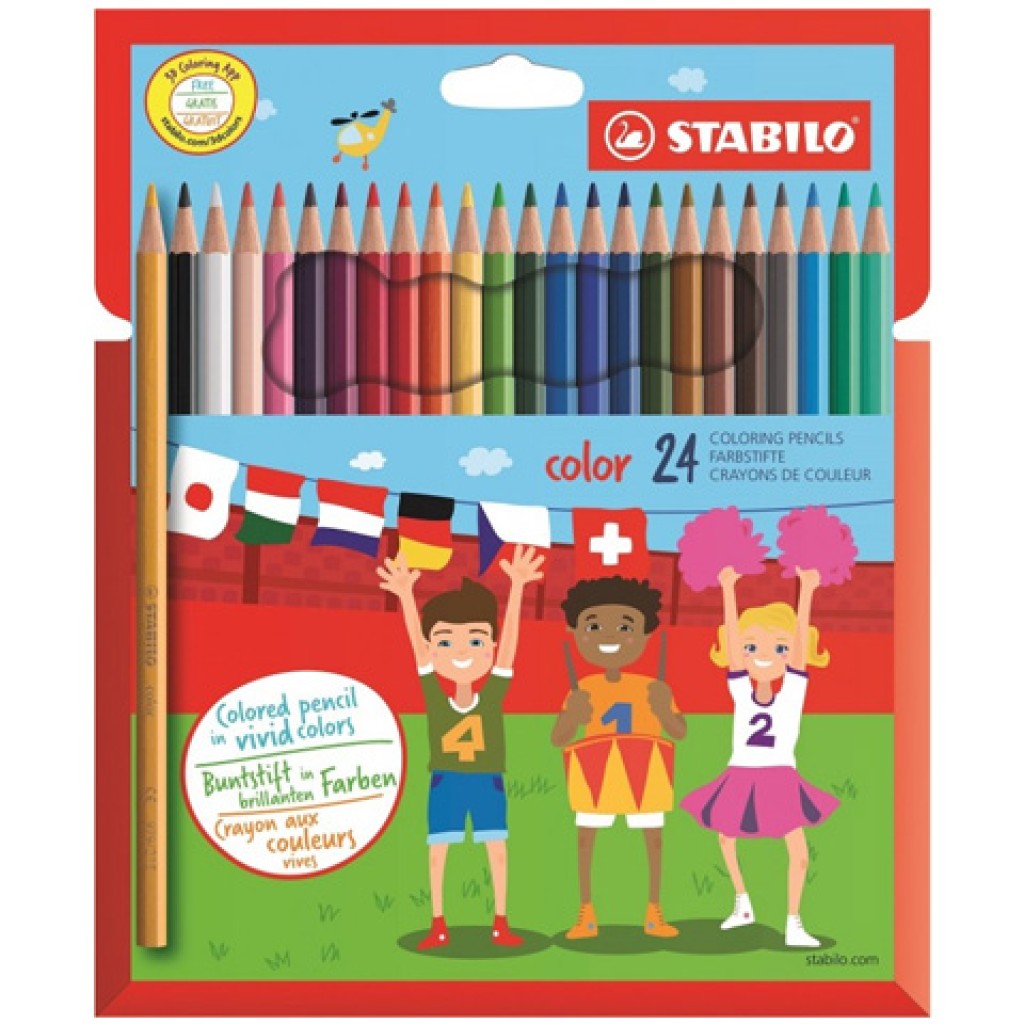 Stabilo: Color színes ceruza készlet 24db-os kép 1