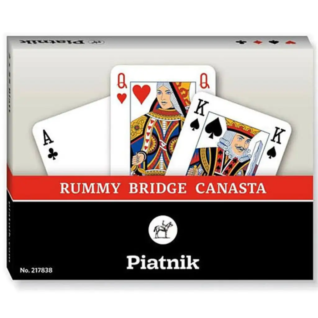 Standard Römi kártya, dupla csomag 2x55 lap - Piatnik kép 1