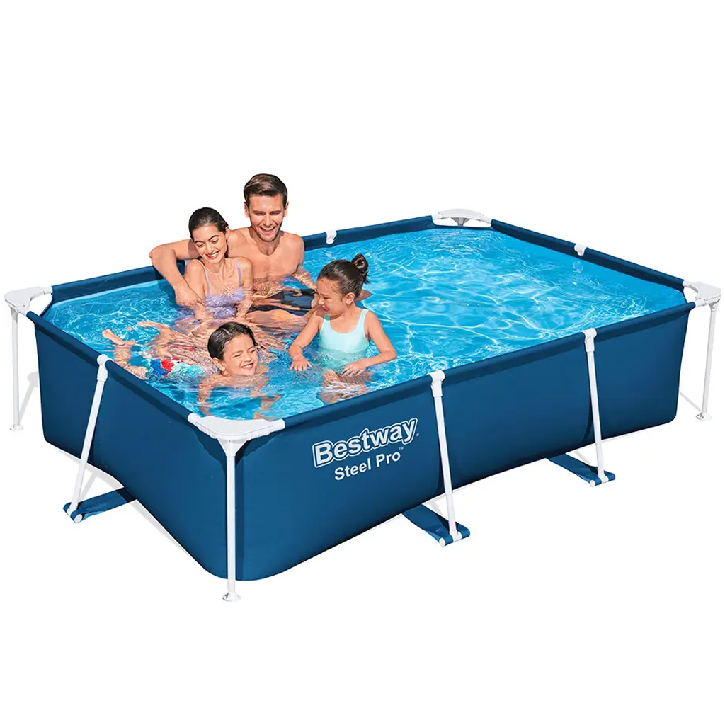 Bestway: Steel Pro fémvázas medence 259x170x61cm kép 2
