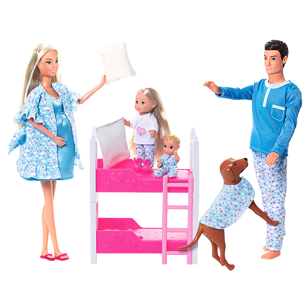 Steffi Love – Pizsama Party család játékszett - Simba Toys kép 3