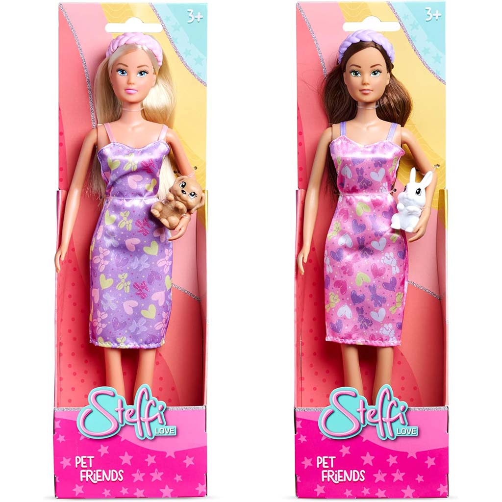 Steffi Love: Steffi baba házi kiskedvenccel többféle változatban - Simba Toys kép 1