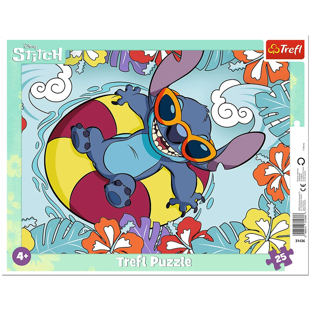 Disney Stitch 25db-os keretes puzzle - Trefl kép 1