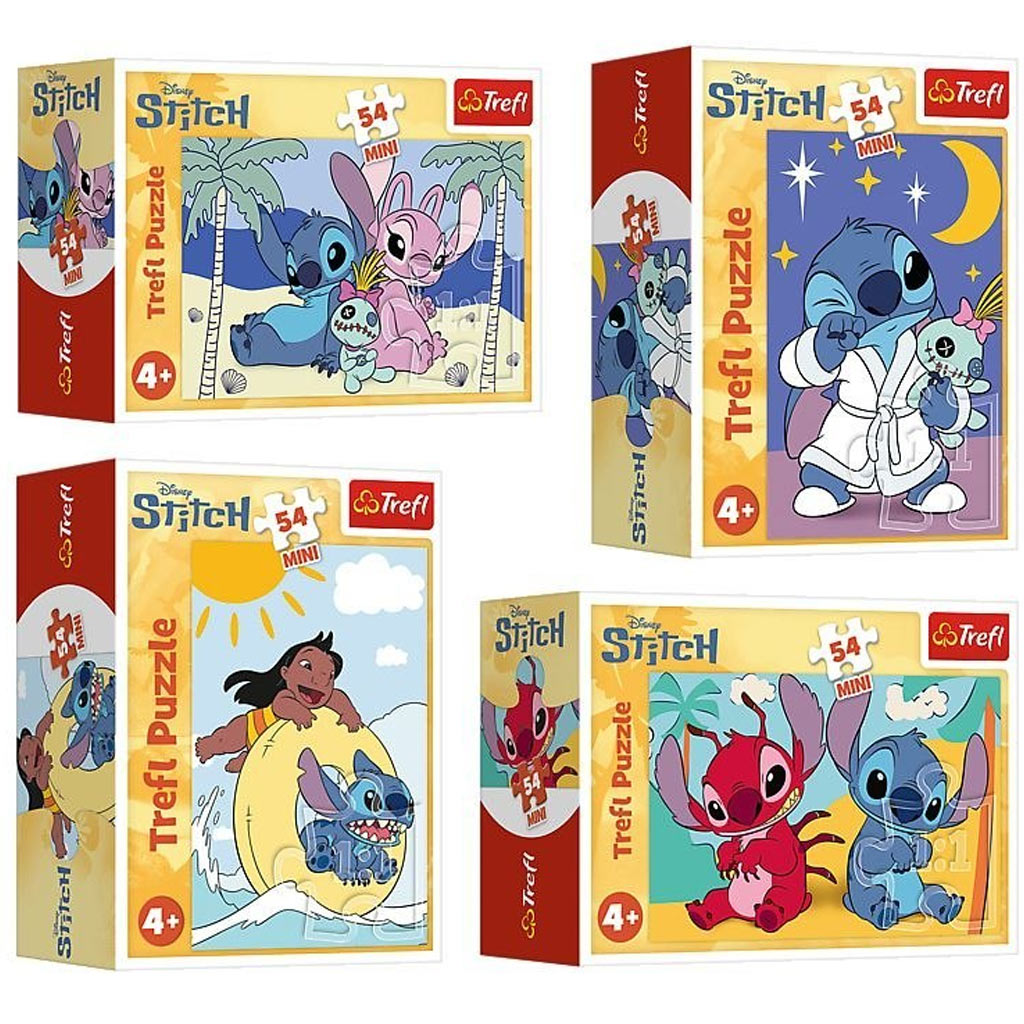 Stitch 54db-os mini puzzle több változatban 1db - Trefl kép 1