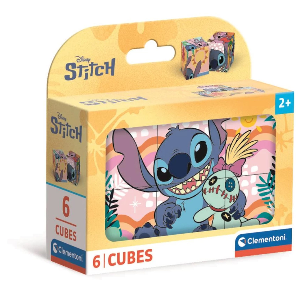 Stitch 6db-os mesekocka - Clementoni kép 1