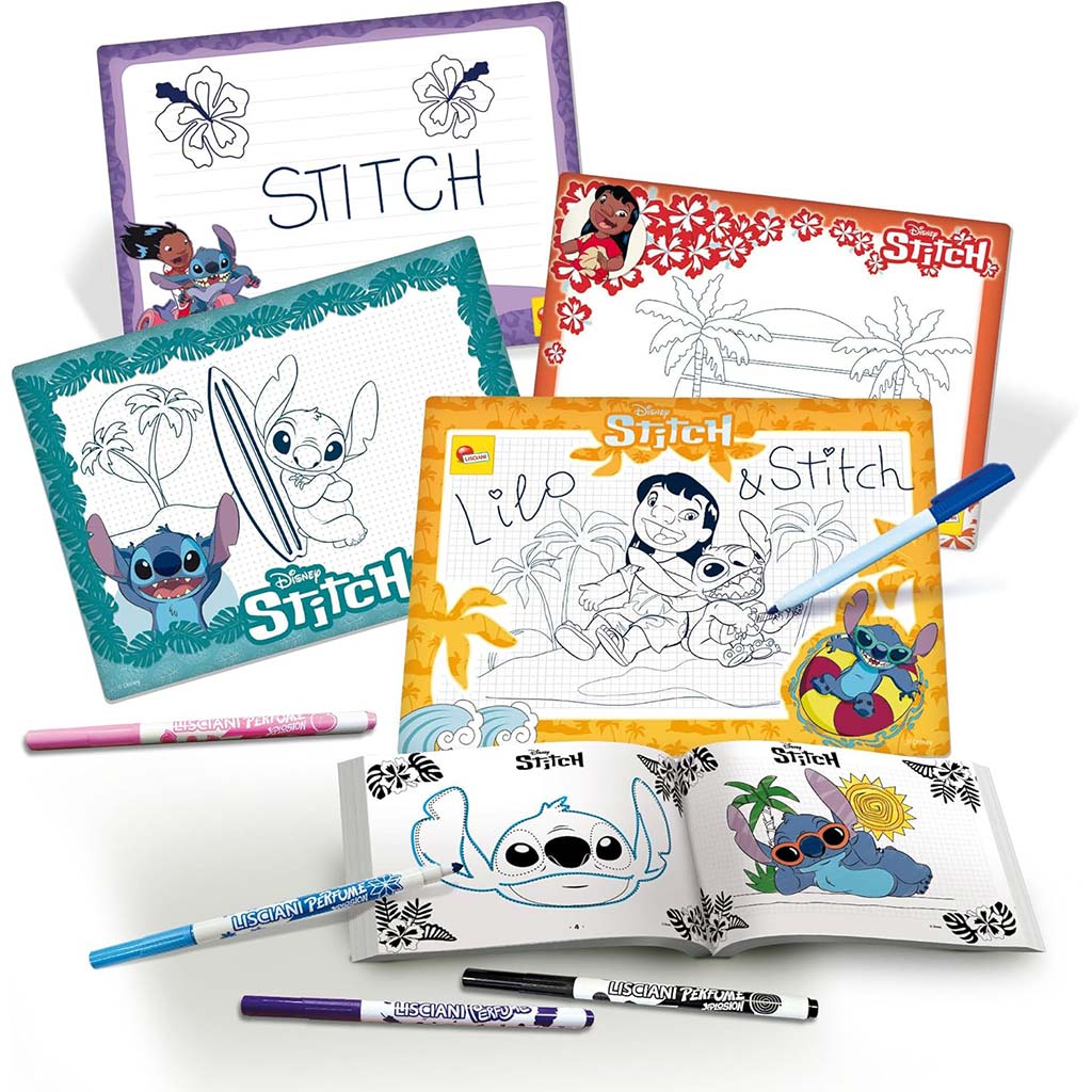 Disney Stitch rajziskola szett - Lisciani kép 2