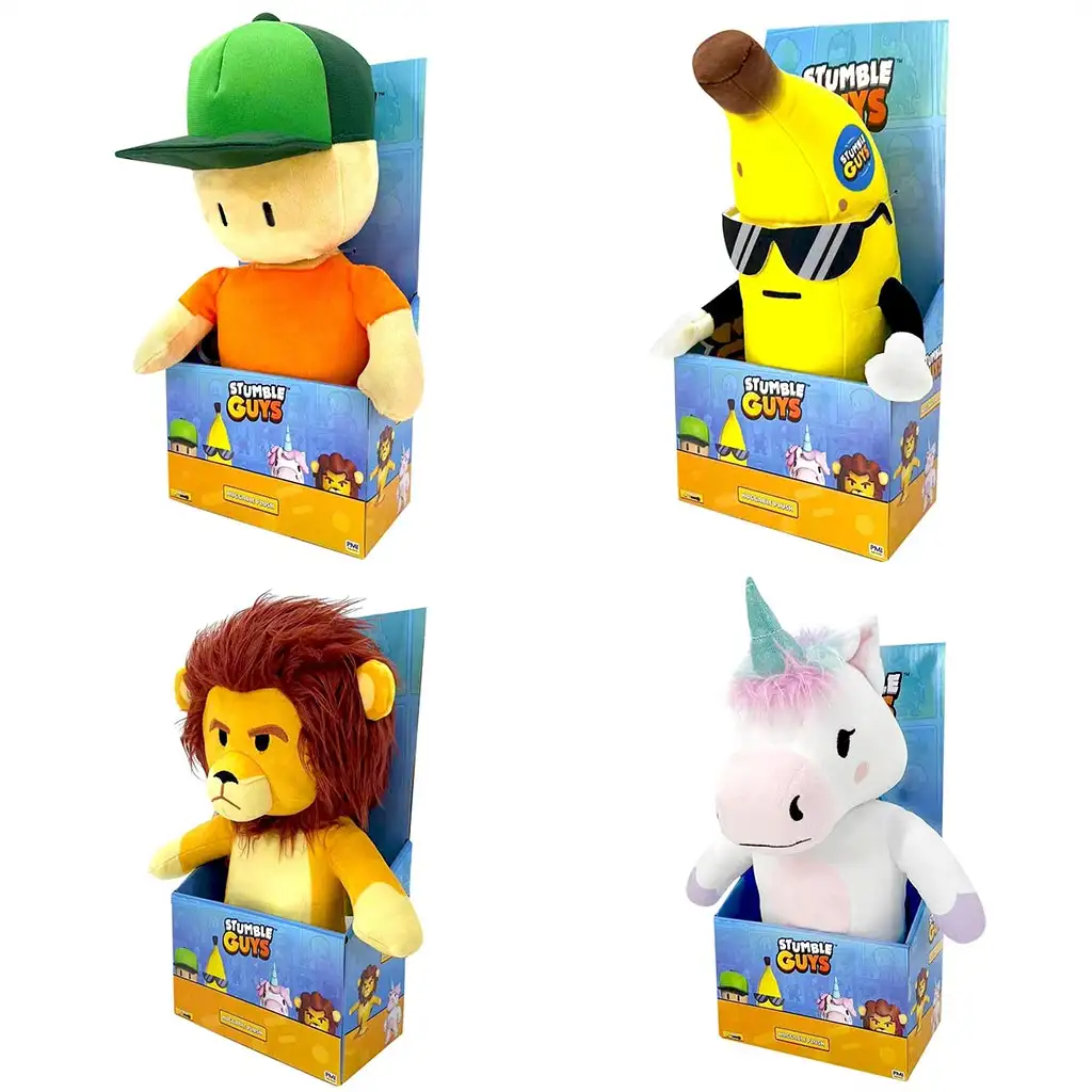 Stumble Guys ölelnivaló plüss többféle változatban 30cm-es kép 1