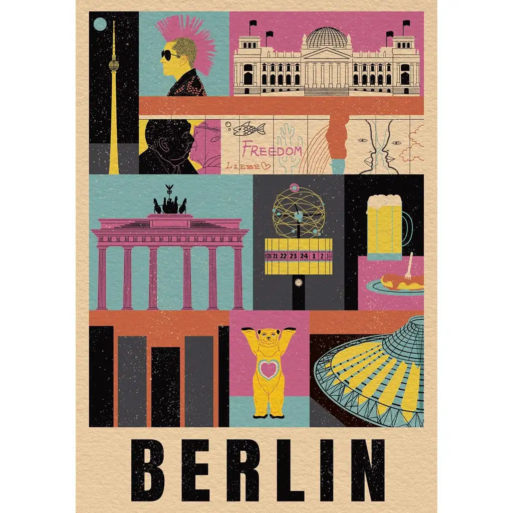 Style in the city Berlin 1000db-os puzzle - Clementoni kép 2