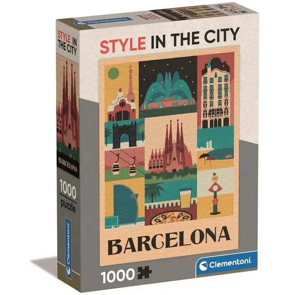 Style in the city Barcelona 1000db-os puzzle - Clementoni kép 1