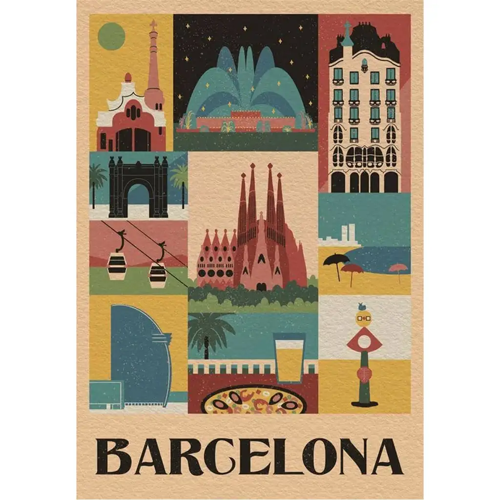 Style in the city Barcelona 1000db-os puzzle - Clementoni kép 2