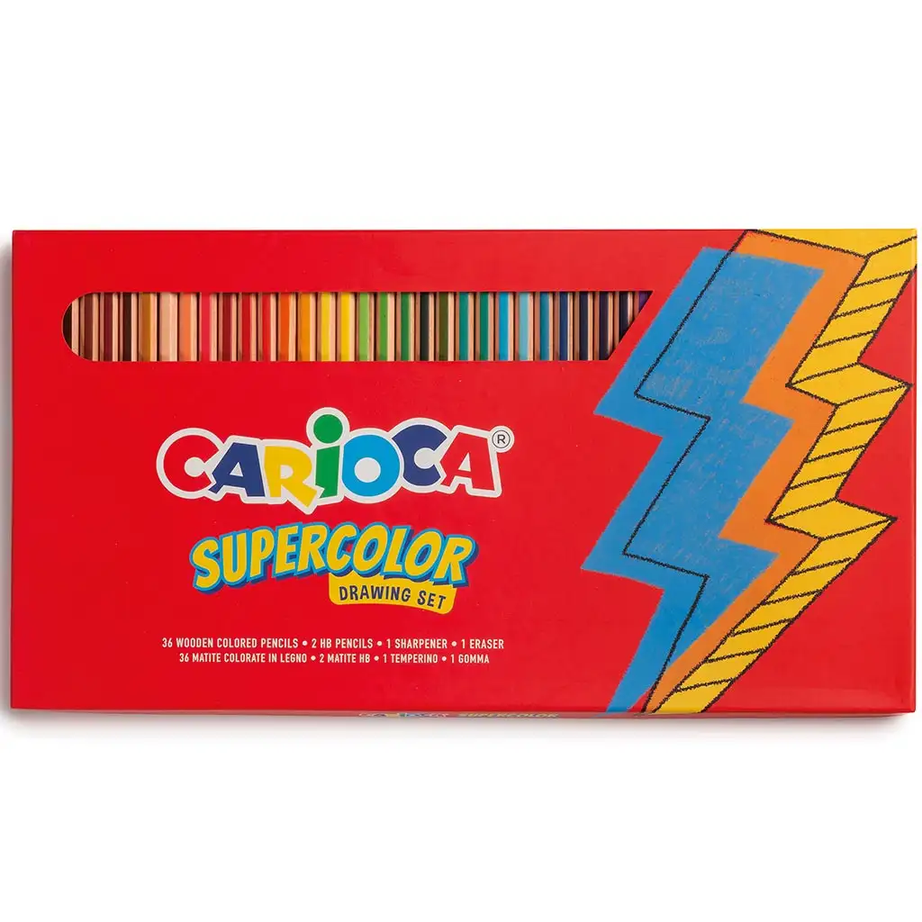 Supercolor 40db-os rajzoló szett - Carioca kép 1