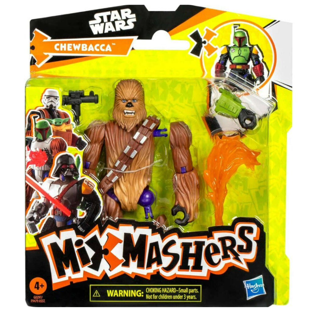 Star Wars: Mix Mashers Chewbacca figura szett kiegészítőkkel – Hasbro kép 1