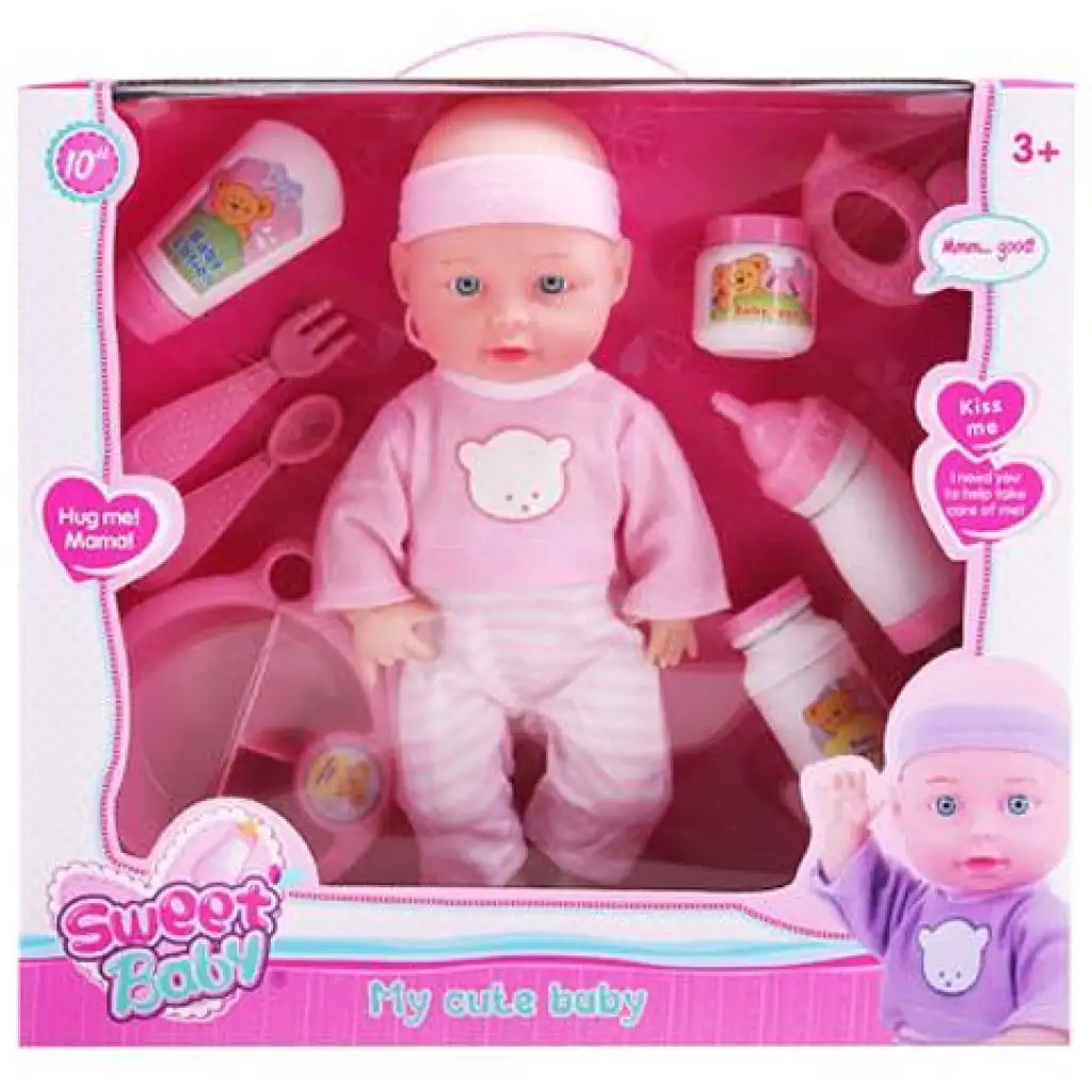 Sweet Baby Baba 8db kiegészítővel 25cm kép 1