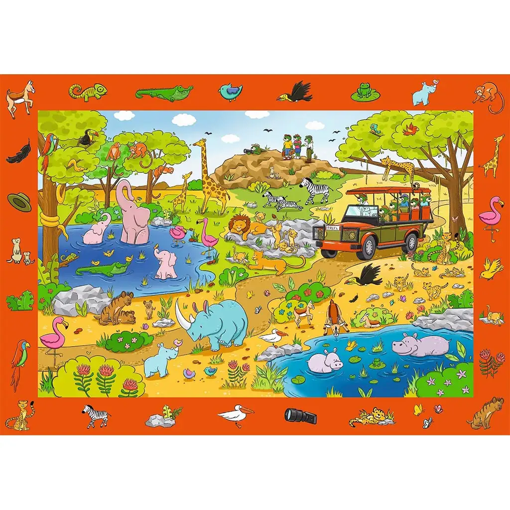 Spy Guy 24db-os puzzle Szafari - Trefl kép 2