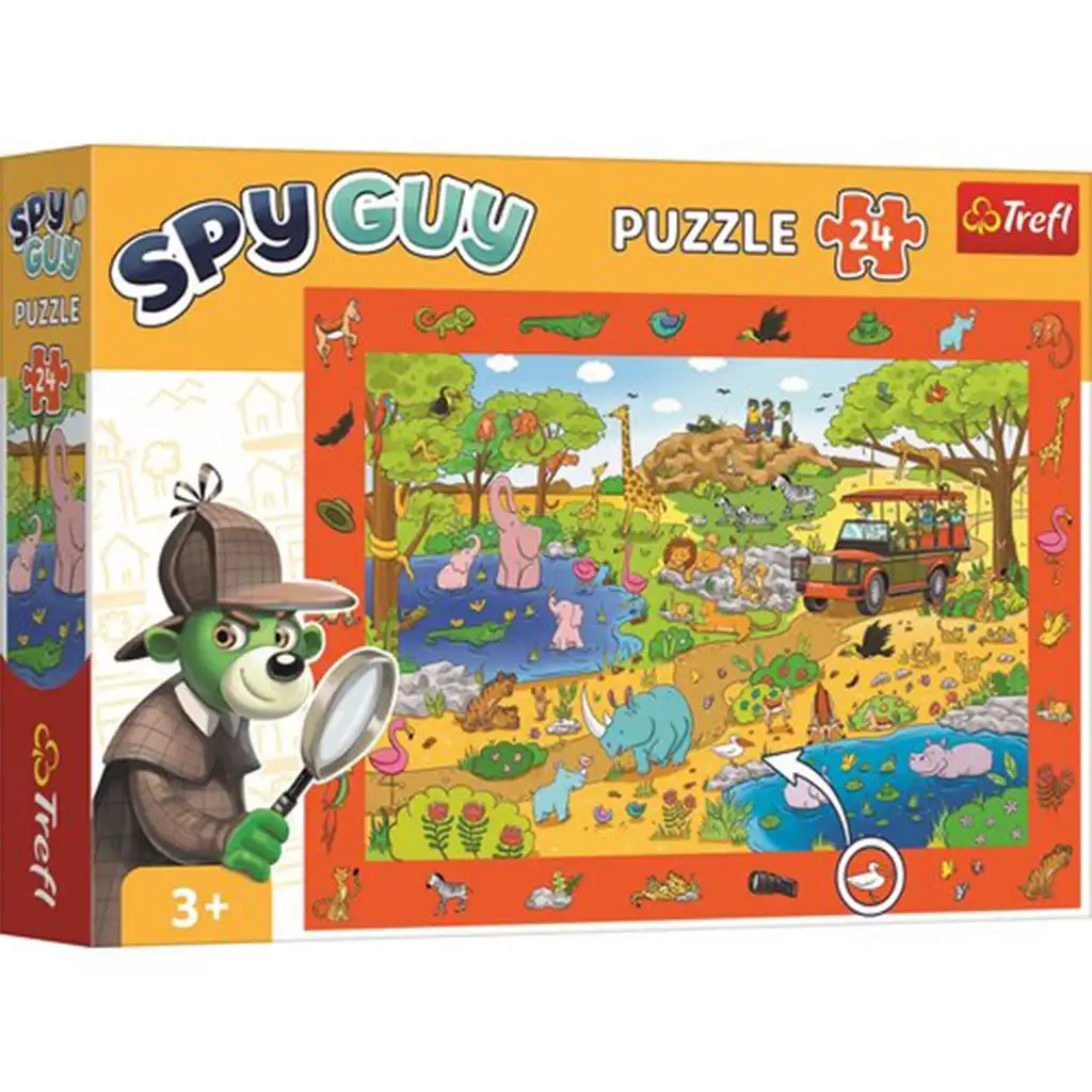 Spy Guy 24db-os puzzle Szafari - Trefl kép 1